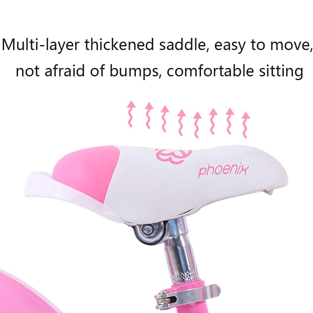 Amazon | YUMEIGE キッズバイク4-8歳子供自転車16インチ女の子